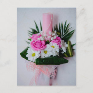 Cartão Postal Vela batismo