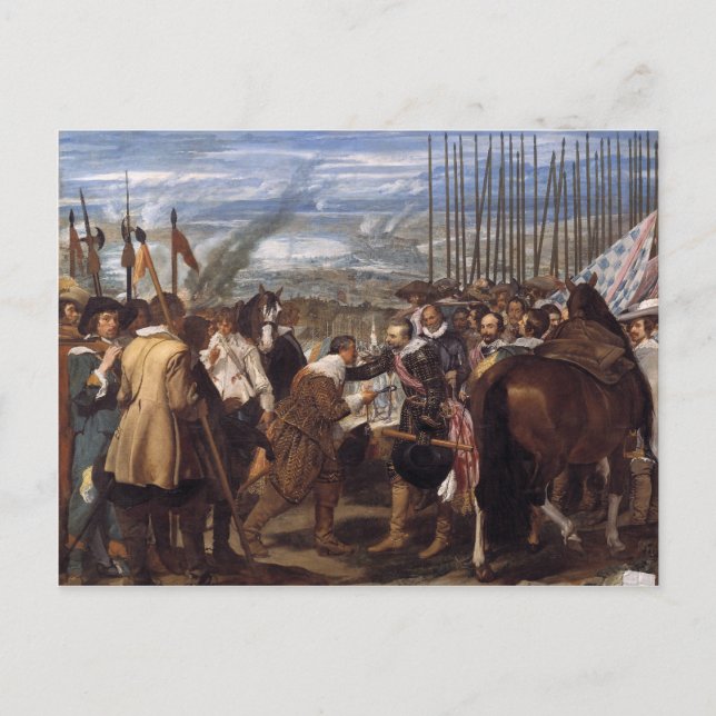 Cartão Postal Velázquez- Surrenderof Breda (Frente)