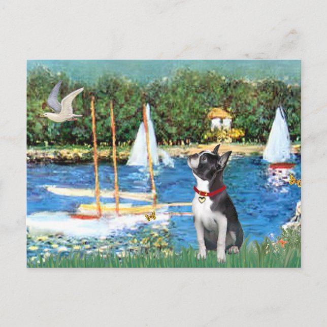 Cartão Postal Velbo - Boston Terrier #@ (Frente)