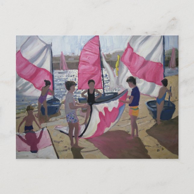 Cartão Postal Veleiro Royan France 1992 (Frente)