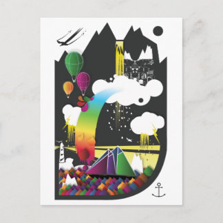 Cartão Postal Velejando em volta dos meus sonhos