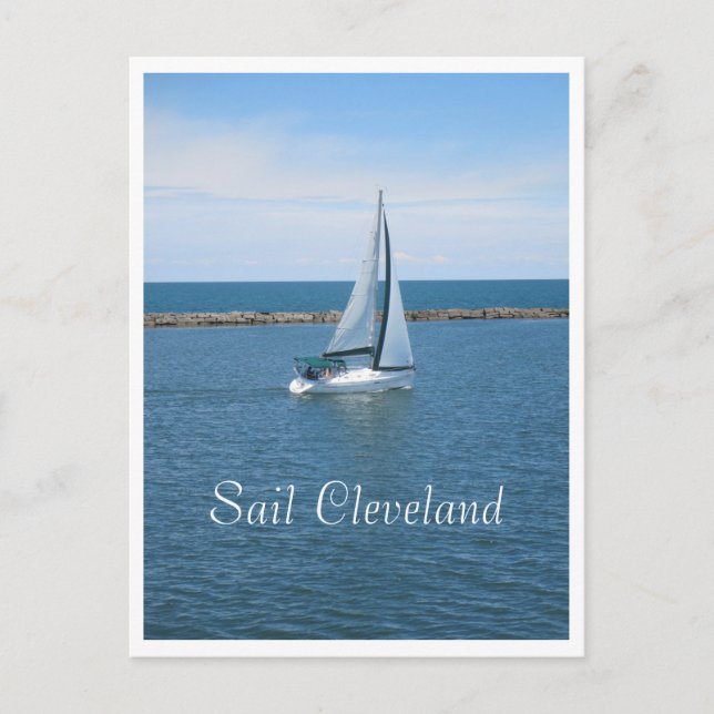 Cartão Postal Velejar Cleveland (Frente)