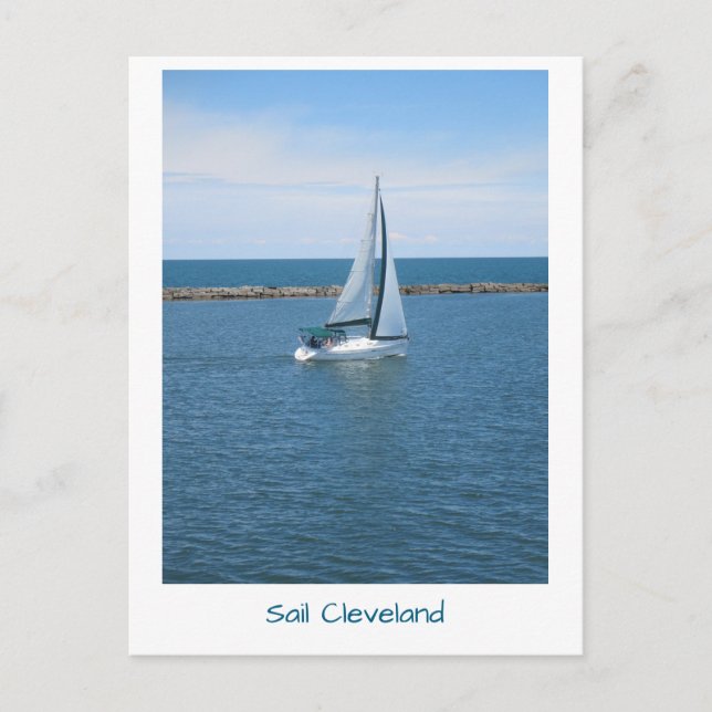 Cartão Postal Velejar Cleveland 2 (Frente)