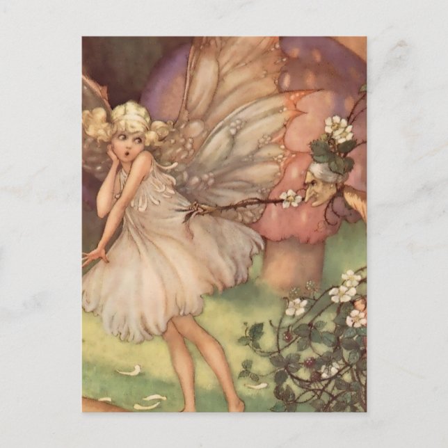 Cartão Postal “Velha Mãe Bramble” por Florence Anderson (Frente)