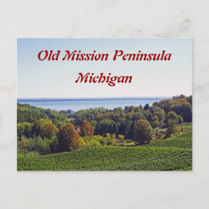 CARTÃO POSTAL "VELHA MISSÃO PENINSULA, MICHIGAN"