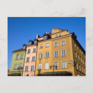 Cartão Postal Velhas Casas da Cidade em Varsóvia