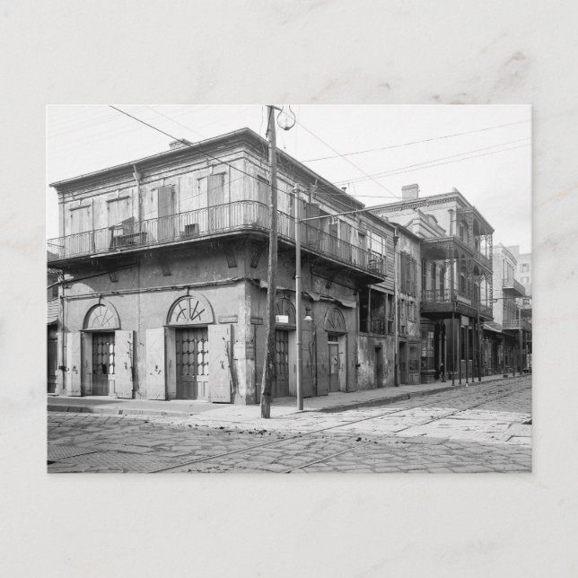 Cartão Postal Velho Absinthe House, Nova Orleans: 1906 (Frente)