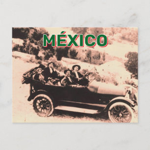 Cartão Postal Velho Carro No México