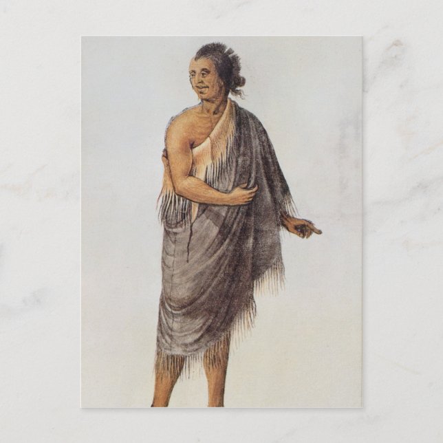 Cartão Postal Velho Índio (Frente)