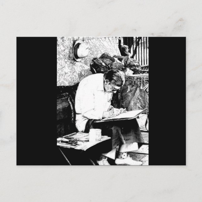 Cartão Postal Velho Man Nawlins (Frente)