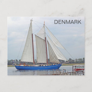 Cartão Postal Velho Navio de Navegação, Cartão-postal da Dinamar