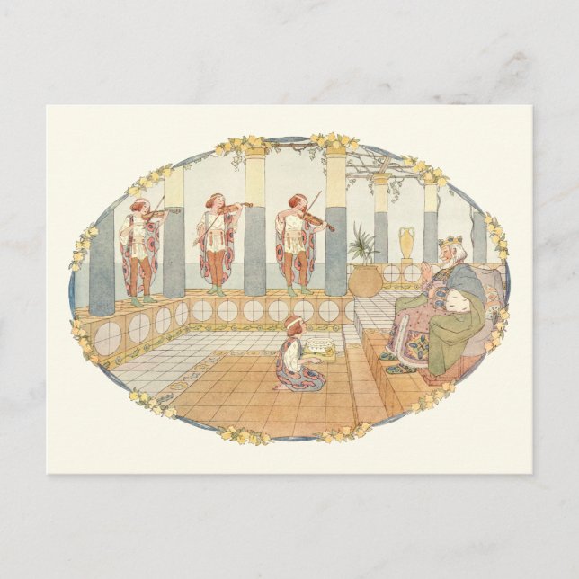 Cartão Postal Velho Rei Cole por H. Willebeek Le Mair (Frente)