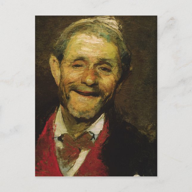 Cartão Postal Velho Rindo, 1881 (Frente)