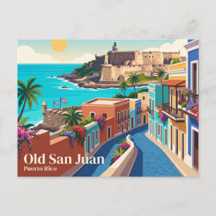Cartão Postal Velho San Juan Porto Rico