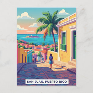 Cartão Postal Velho San Juan Porto Rico Viagem