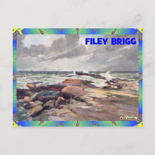 CARTÃO POSTAL VELHO YORKSHIRE - FILEY BRIGG