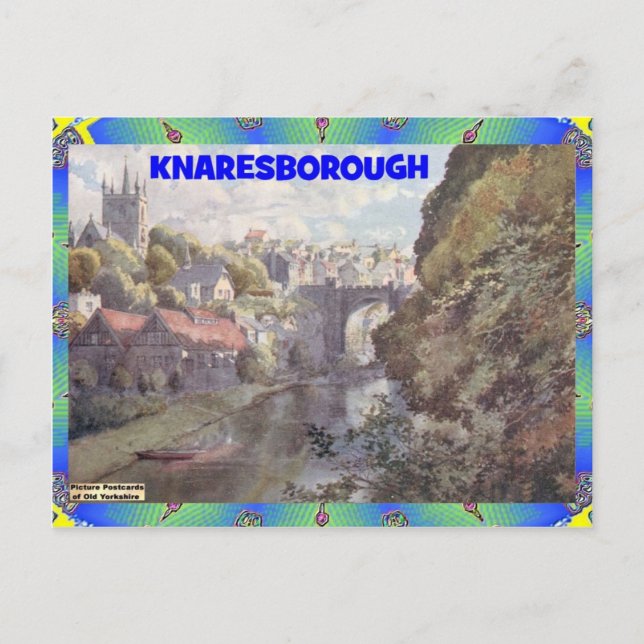 CARTÃO POSTAL VELHO YORKSHIRE - KNARESBOROUGH (Frente)