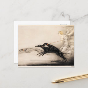 Cartão Postal Velocidade II, Vitesse, 1933, por Louis Icart