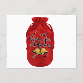 Cartão Postal Velvet Bottle Bag, Velvet Wine Bag Promocional