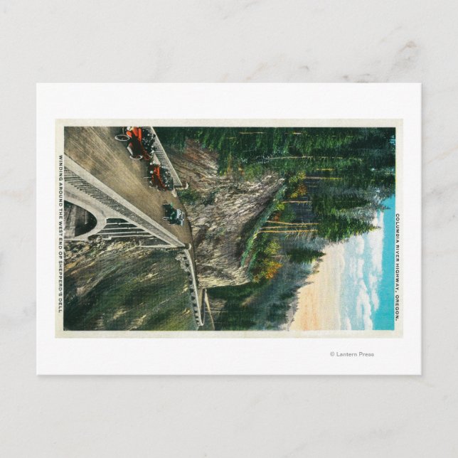 Cartão Postal Vencendo na extremidade oeste da Dell de Shepperd (Frente)