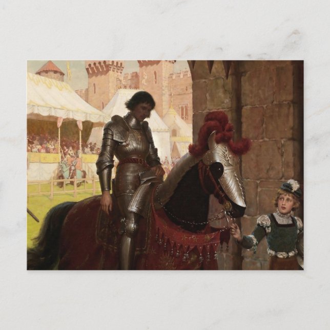 Cartão Postal "Vencido" por Edmund Blair Leighton (Frente)