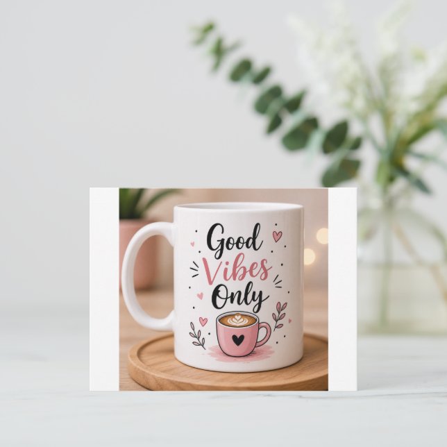 Cartão Postal venda de caneca (Em pé/Frente)