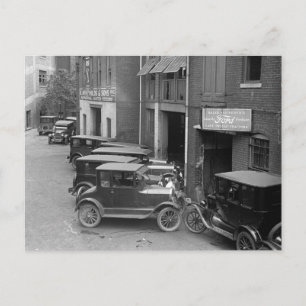 Cartão Postal Vendas e Serviço de Automóveis, 1926
