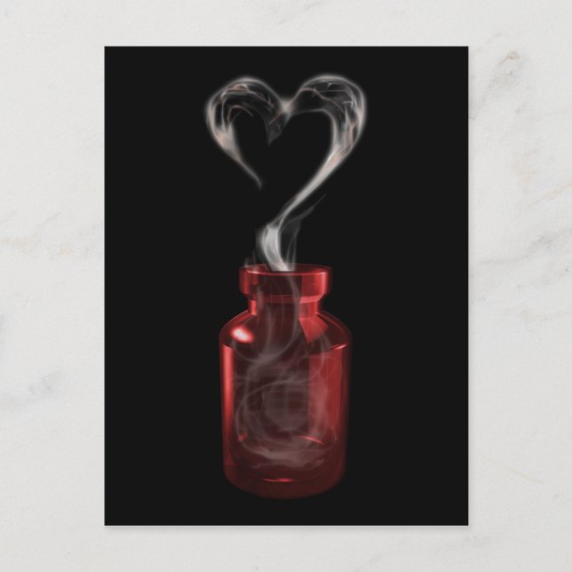 Cartão Postal veneno de amor (Frente)