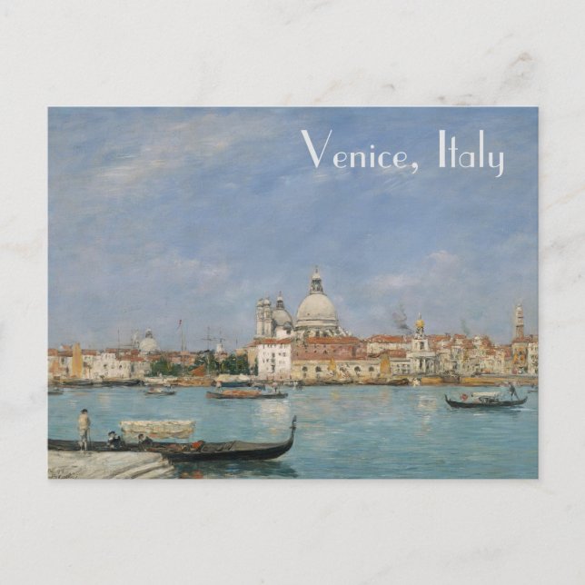 Cartão Postal Venetian Serenity: The Grand Canal Postcard (Frente)