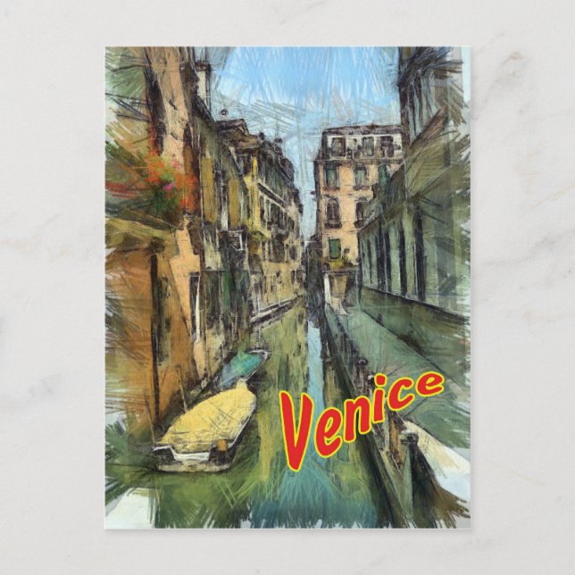 Cartão Postal Veneza (Frente)