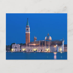 Cartão Postal Veneza - Cartaz de San Giorgio Maggiore