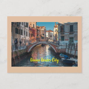 Cartão Postal Veneza Cidade das Águas de Roma