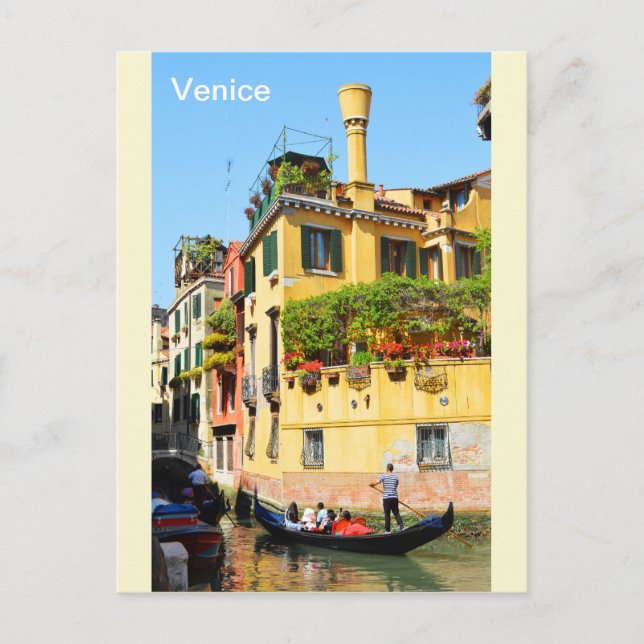 Cartão Postal Veneza Itália (Frente)