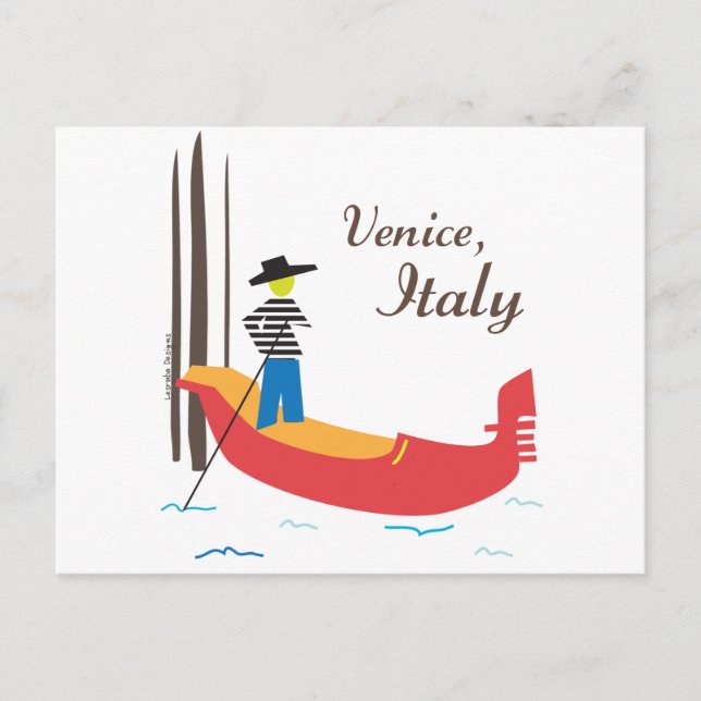Cartão Postal Veneza Itália (Frente)