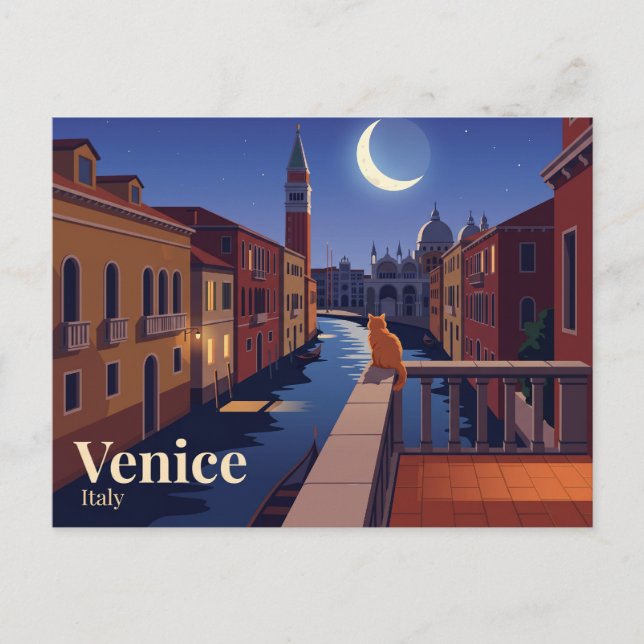 Cartão Postal Veneza Itália (Frente)