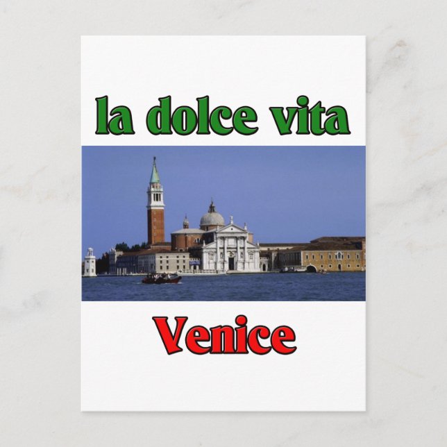 Cartão Postal Veneza Itália (Frente)