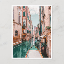 Cartão Postal Veneza Itália Canal Verão Europeu Viagem Foto