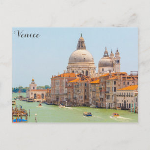 Cartão Postal Veneza Itália Papais noeis Maria della Salute