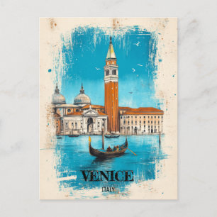 Cartão Postal Veneza Itália Viagem