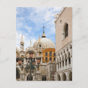 Cartão Postal Veneza, Veneto, Itália - Pássaros estão empoleirad