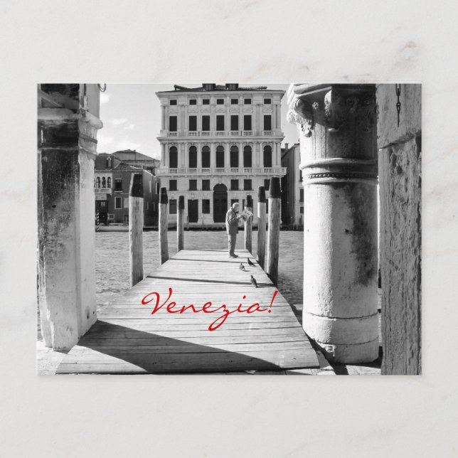 Cartão Postal Venezia, Venice postcard (Frente)