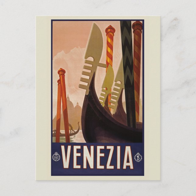 Cartão postal Venezia Vintage (Frente)