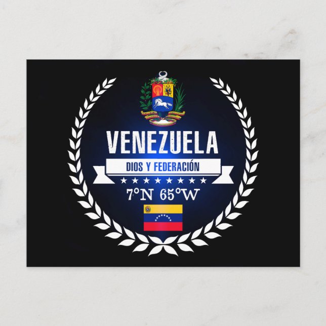 Cartão Postal Venezuela (Frente)