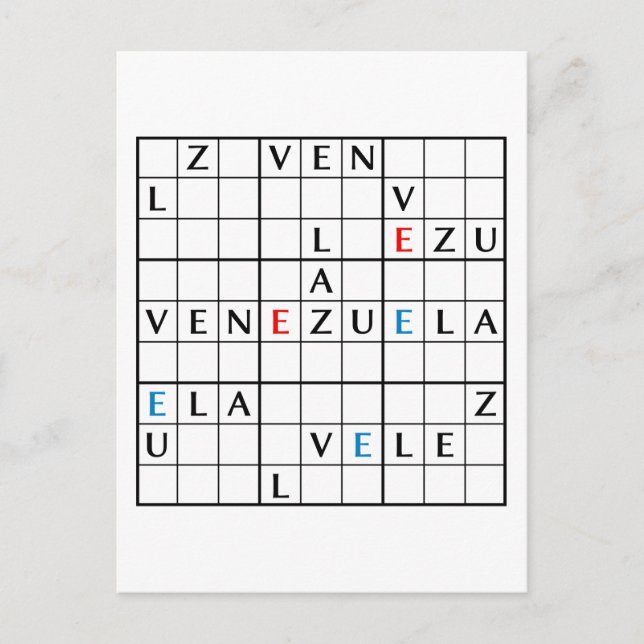 CARTÃO POSTAL VENEZUELA (Frente)