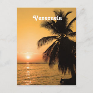 Cartão Postal Venezuela Sunset