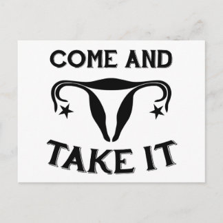 Cartão Postal Venha e pegue