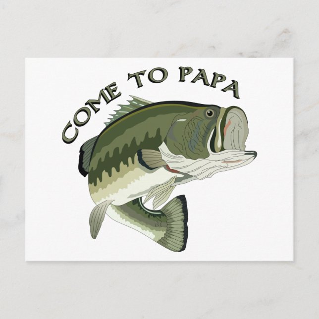 Cartão Postal Venha para o papai (Frente)