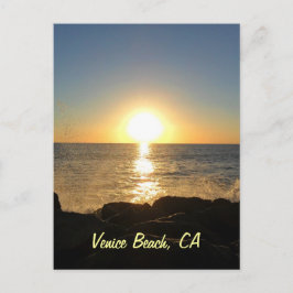 Cartão Postal Venice Beach Sunset
