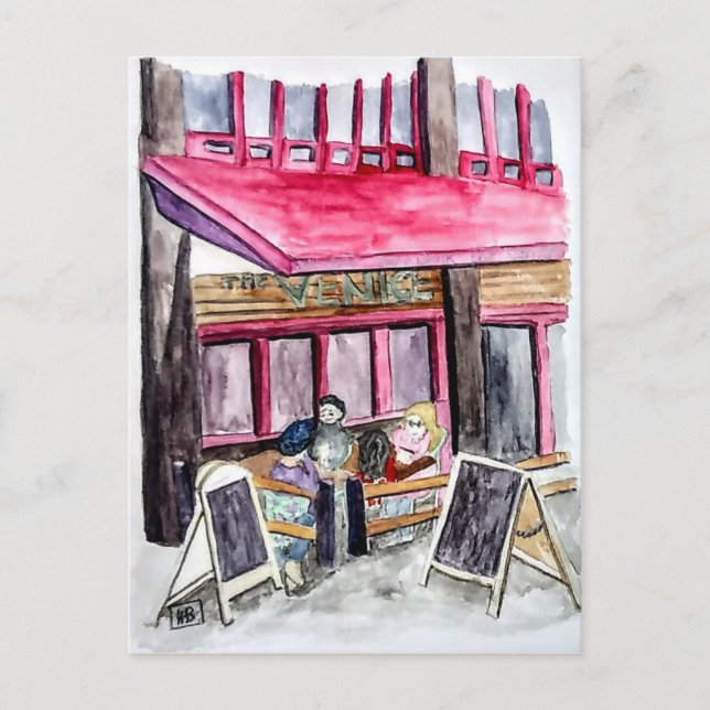 Cartão Postal Venice Boardwalk (Frente)