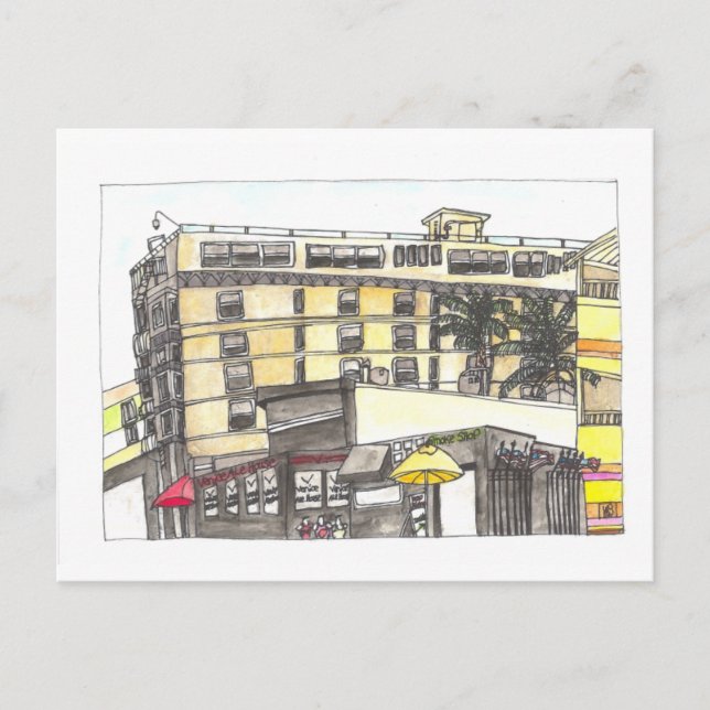 Cartão Postal Venice Boardwalk #2 (Frente)